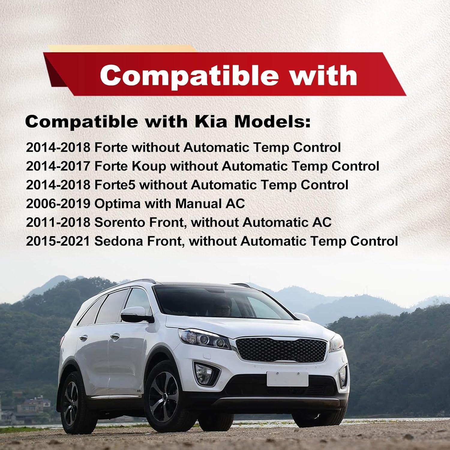 Resistor de Motor de Soplador HVAC Pleoos Compatible Kia Hyundai