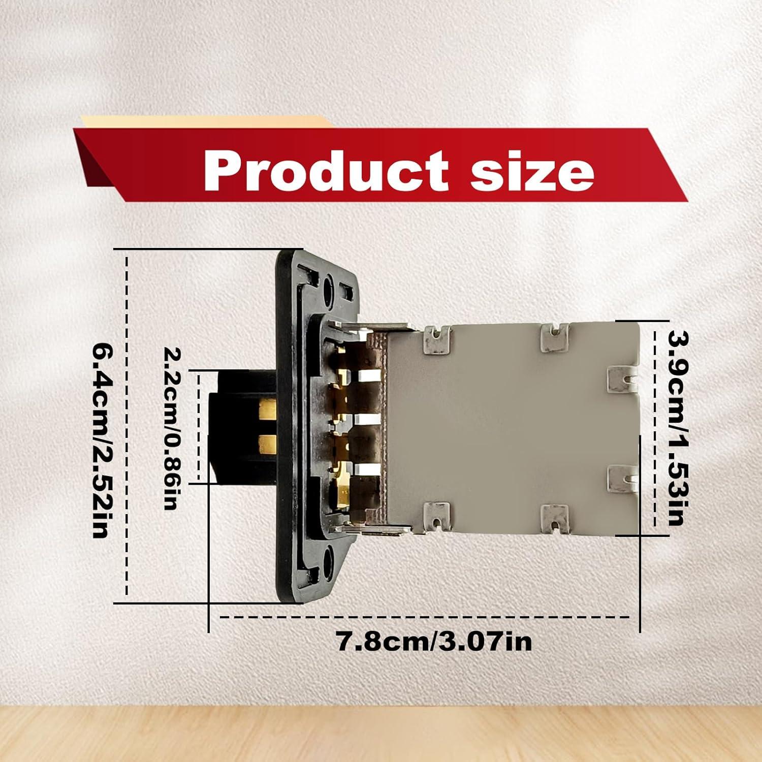 Resistor de Motor de Soplador HVAC Pleoos Compatible Kia Hyundai