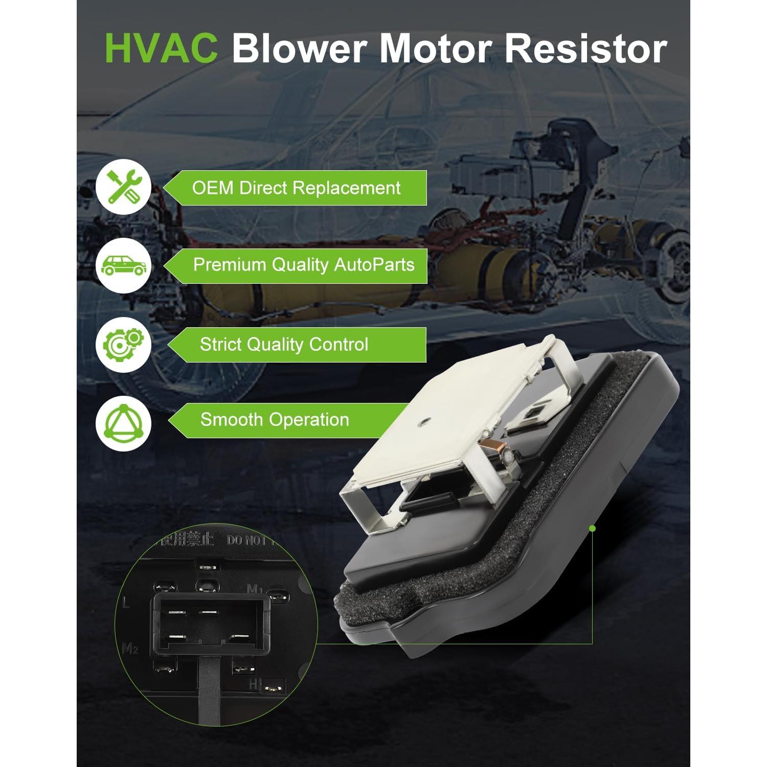 Resistor Motor Ventilador HVAC SCITOO para Honda Accord/Odyssey