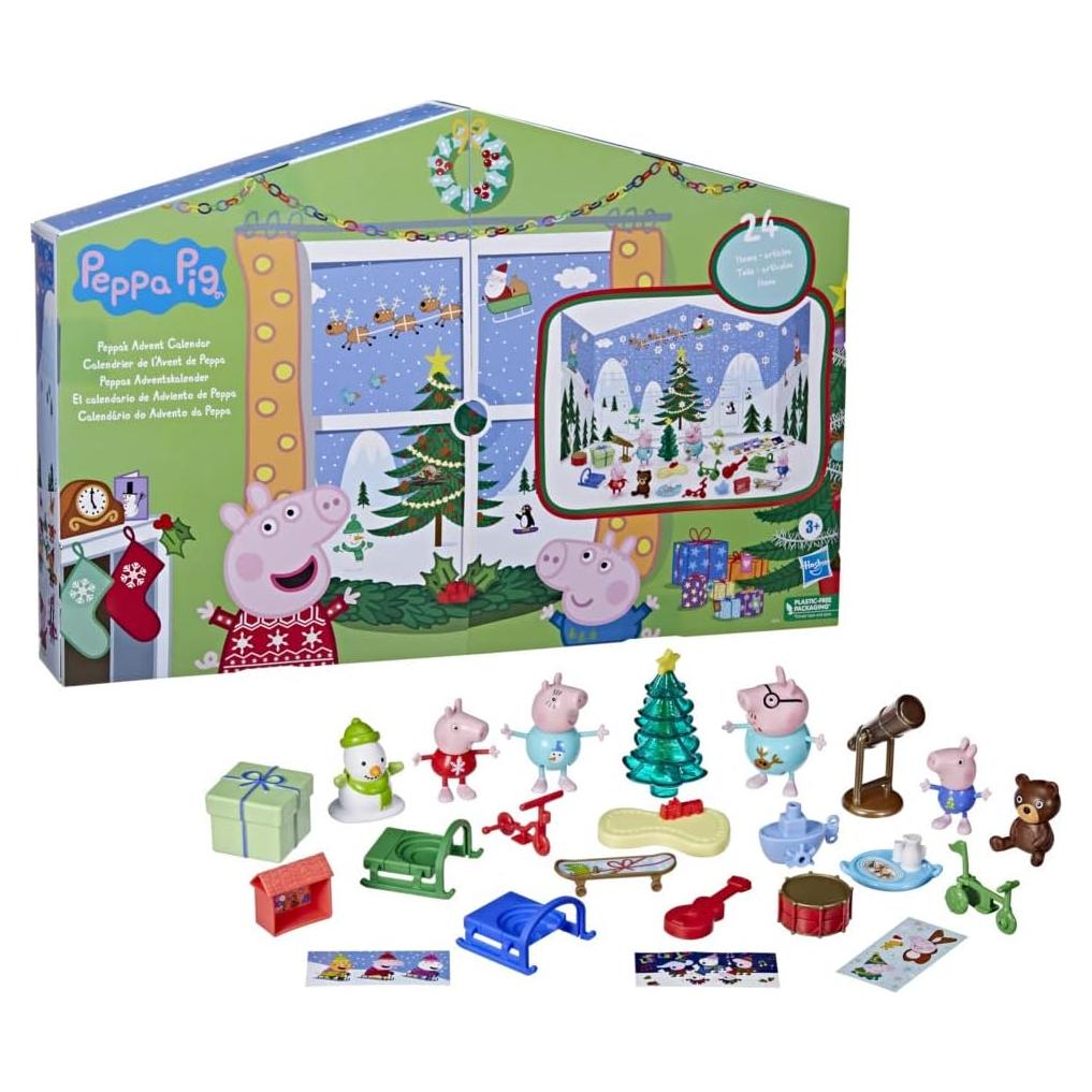 Calendario de Adviento Peppa Pig 24 Juguetes Sorpresa