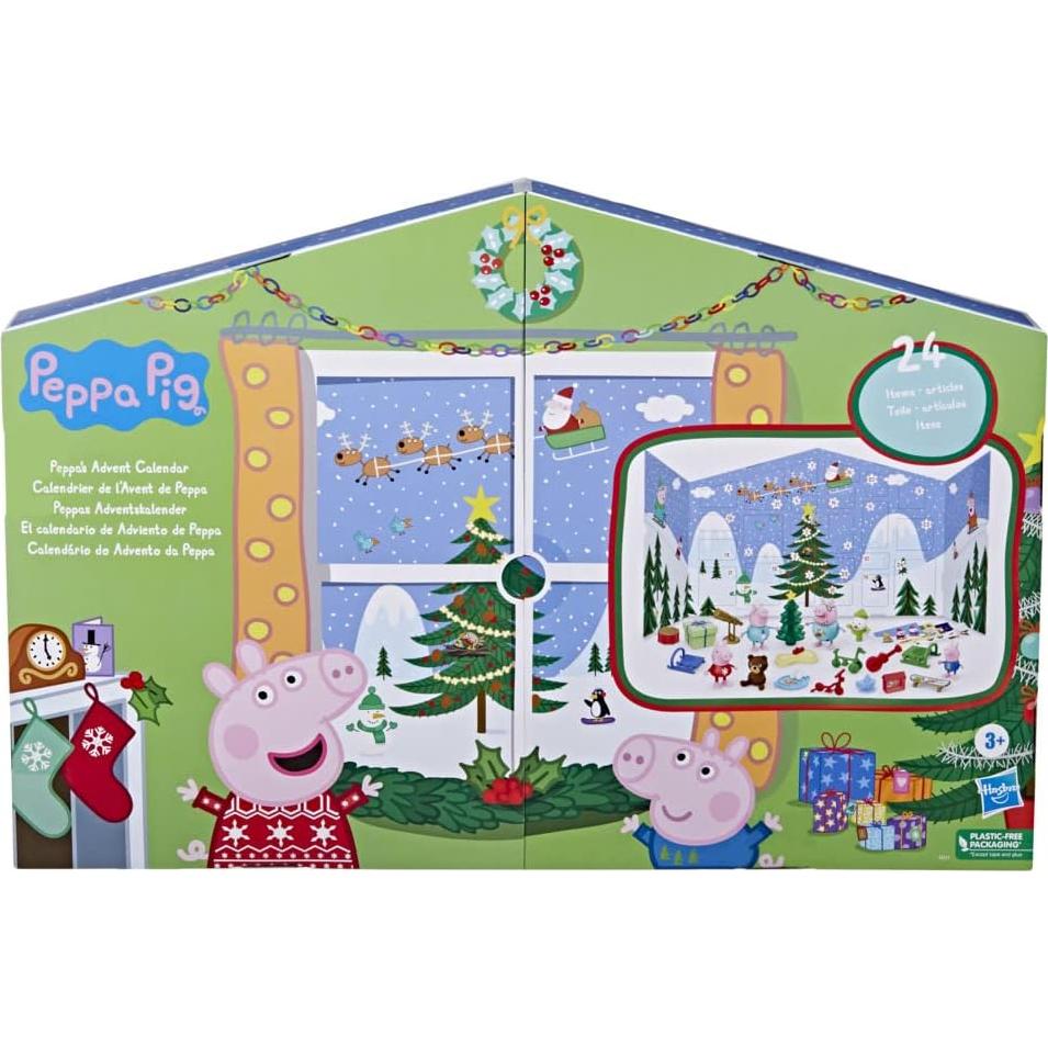 Calendario de Adviento Peppa Pig 24 Juguetes Sorpresa