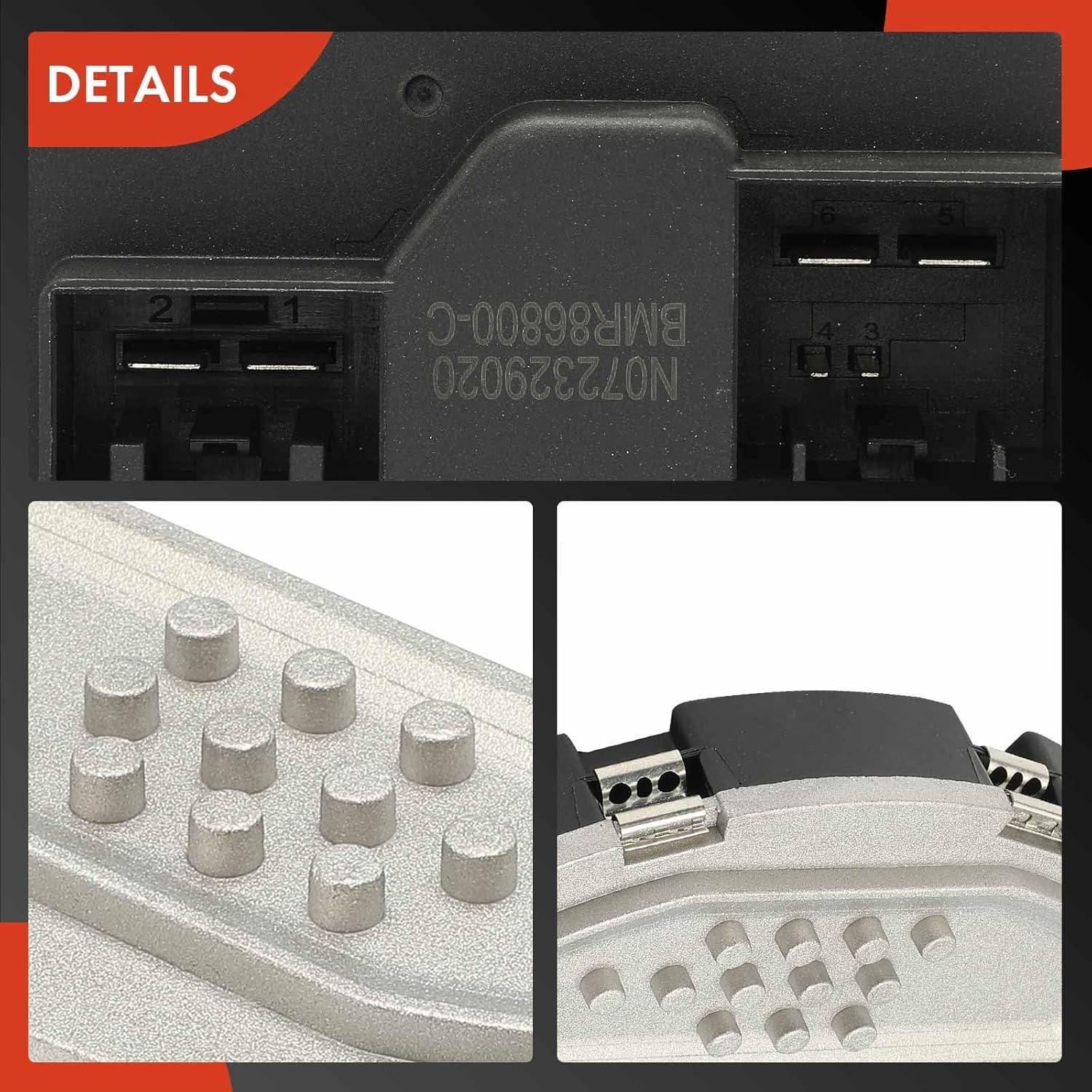 Resistor de Motor de Ventilador HVAC A-Premium para Chrysler, Dodge, Jeep