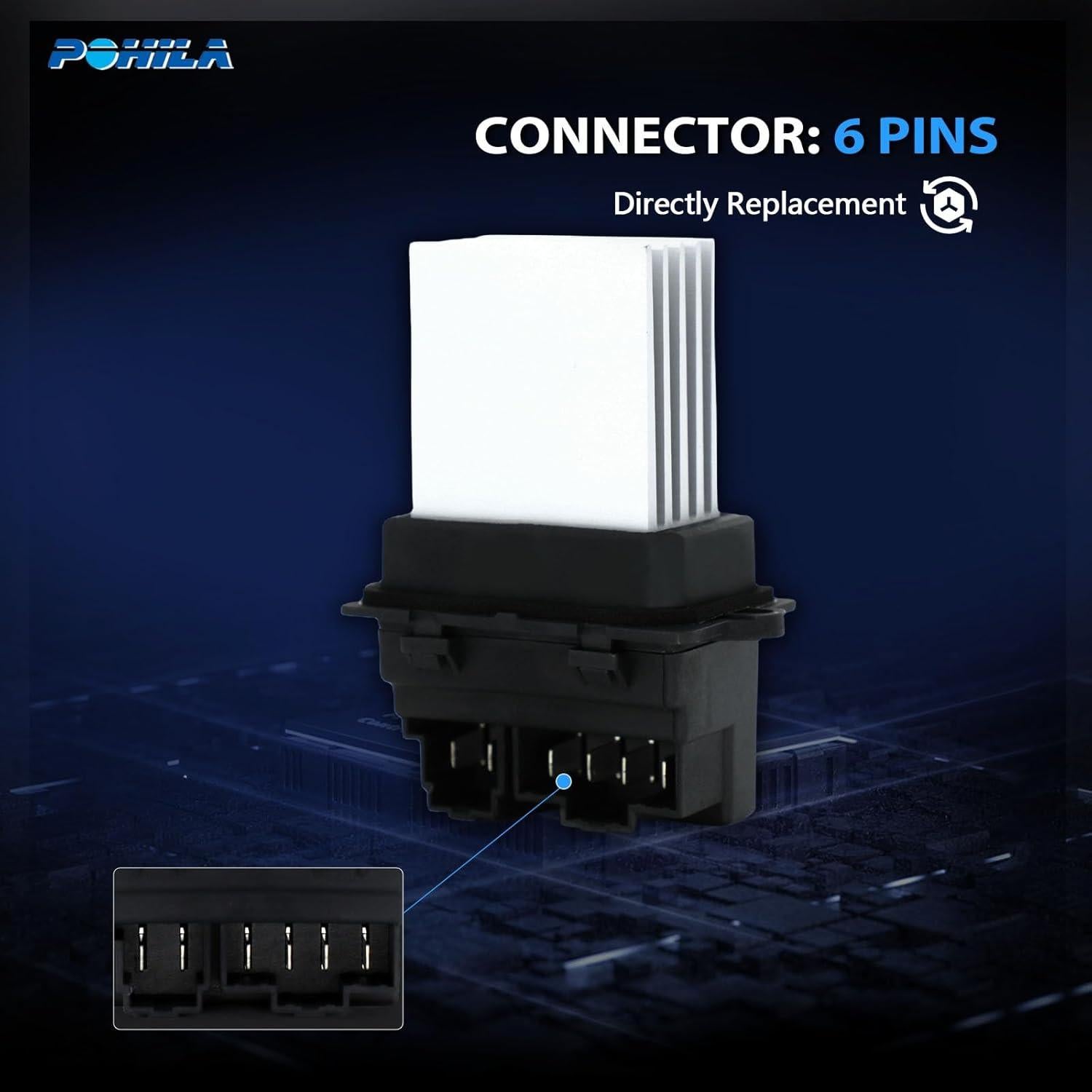 Resistor Motor Ventilador HVAC POHILA RE00011YX Chrysler/Dodge