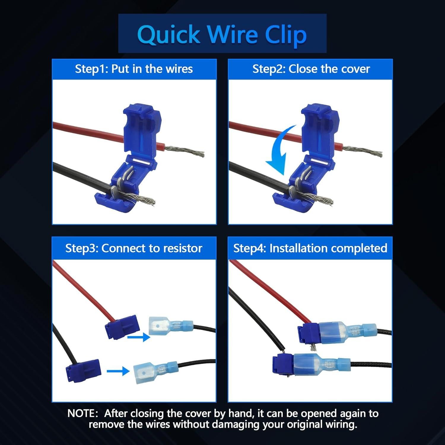 2 Resistores de Carga LED Fenikso 50W 6ohm para Automóvil
