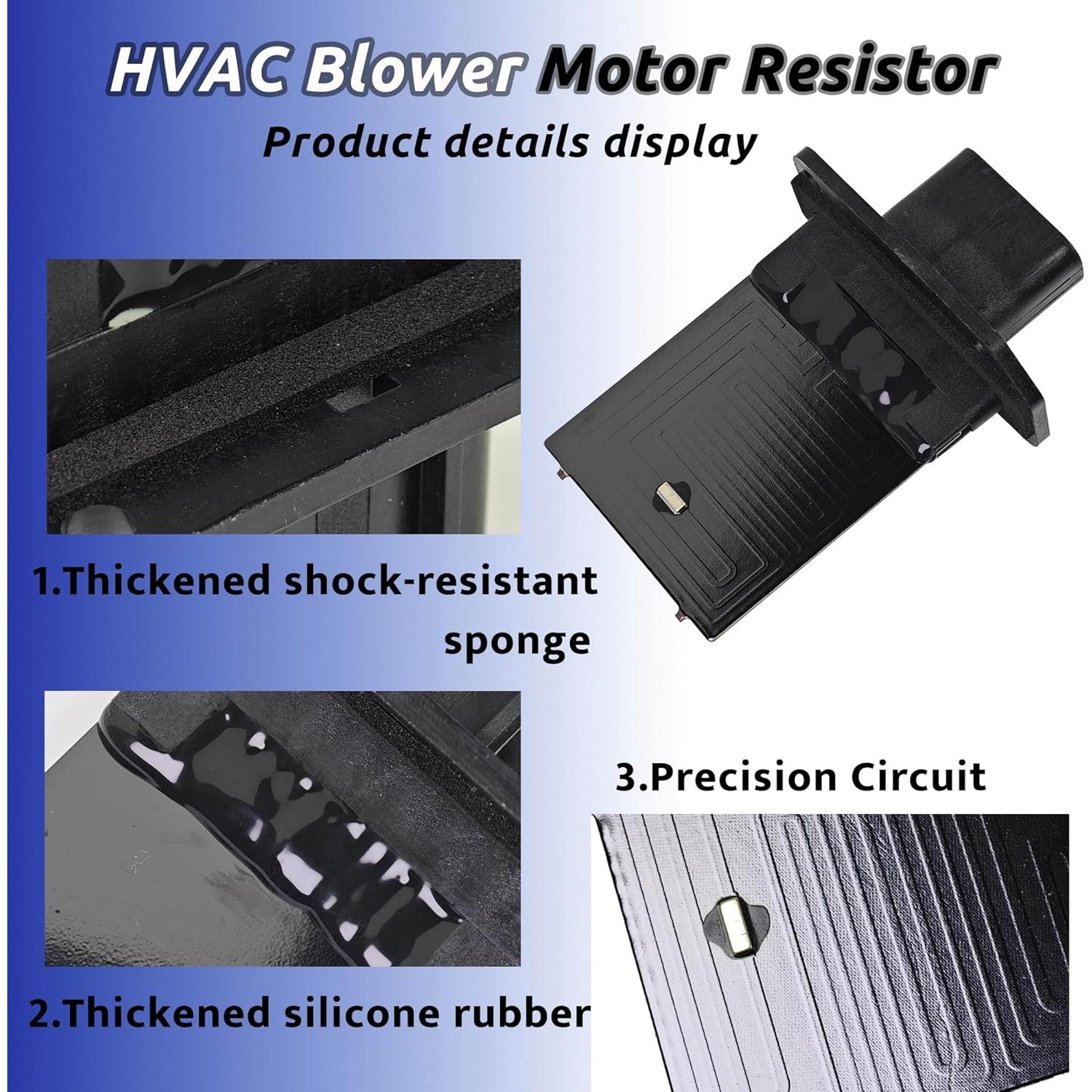 Resistor de Soplador HVAC TVM TRAVERMAN 12V Compatible Ford