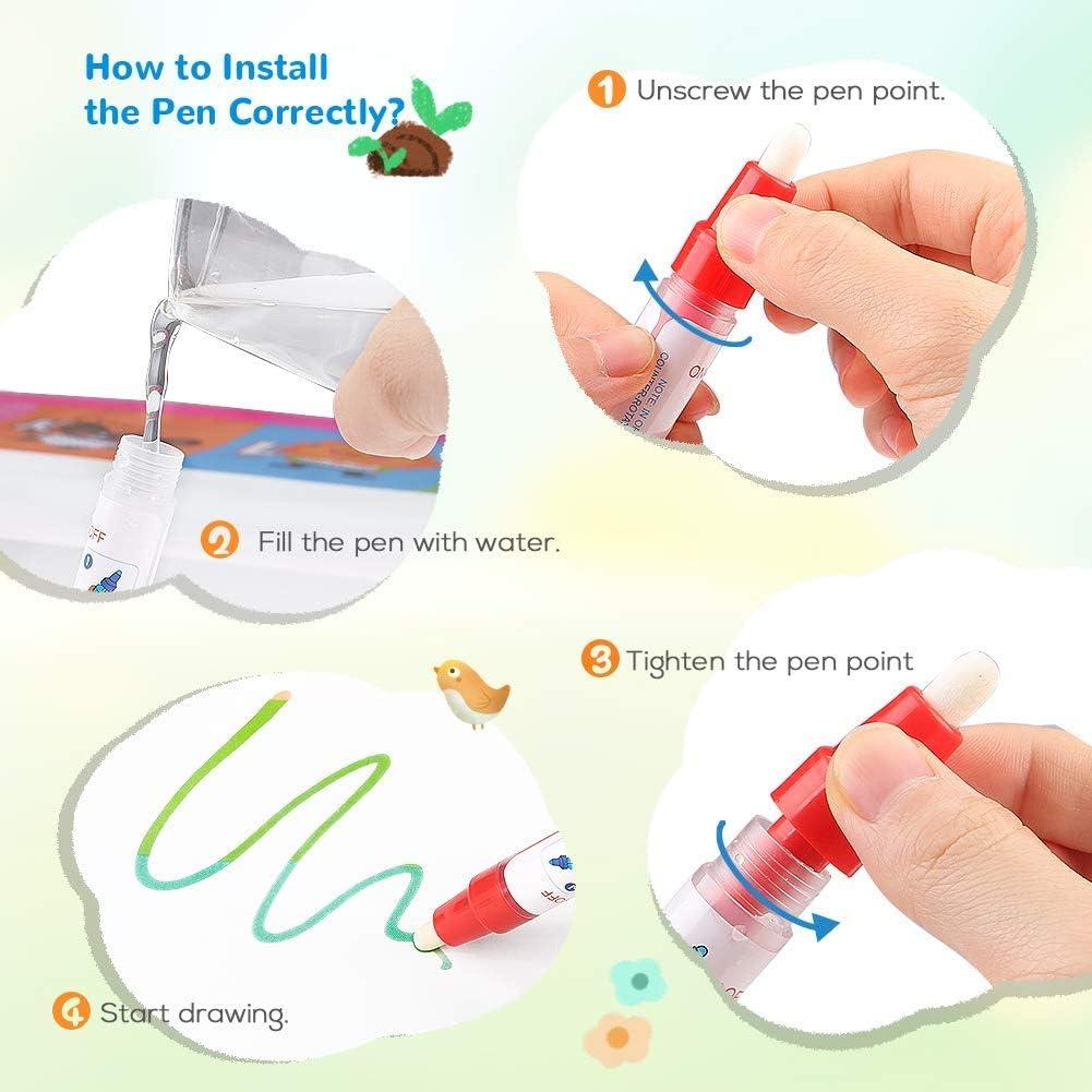 Alfombra de Dibujo de Agua Toyk 101,6x71,1 cm Rosa