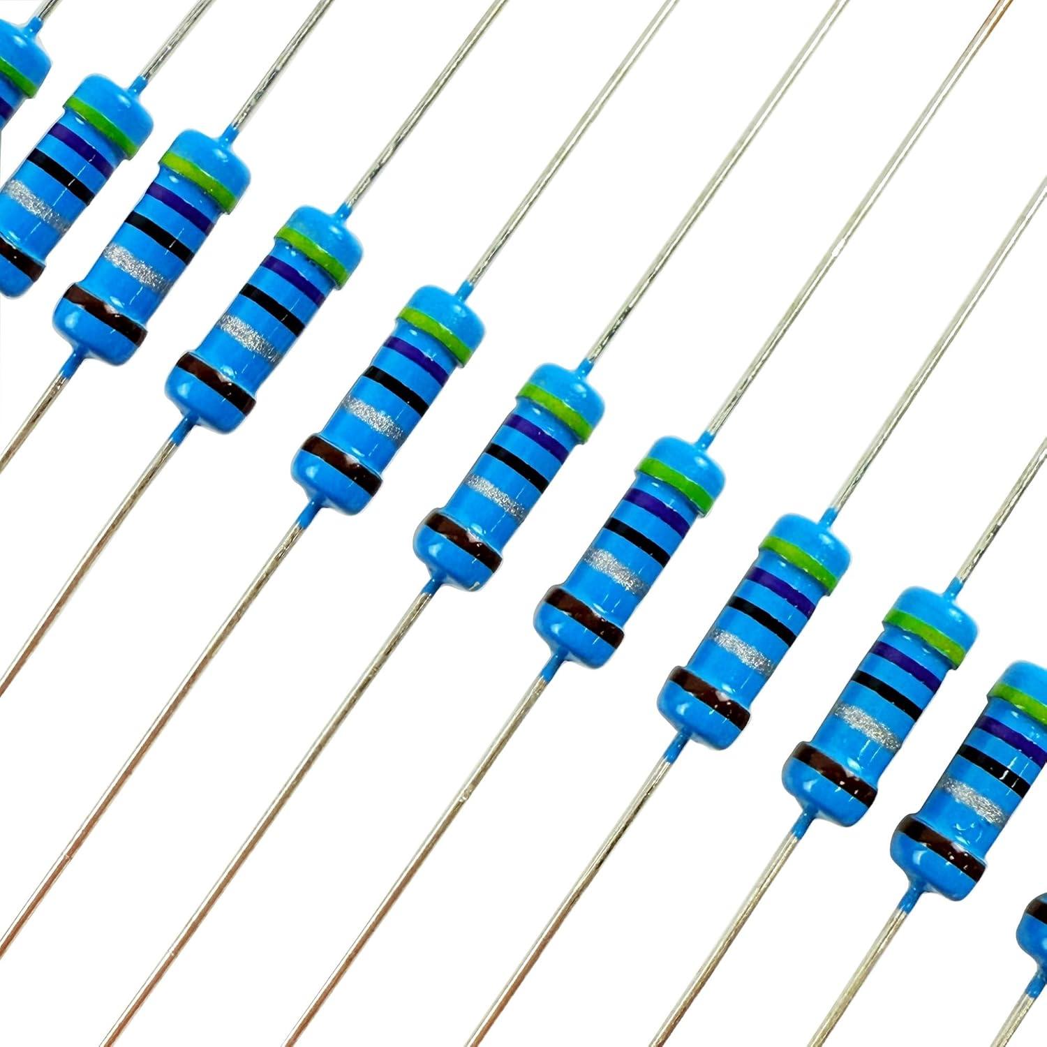 Kit de Resistencias MOKMMKIT 1200 Piezas 1 Ohm-1M Ohm 1/2W ±1%