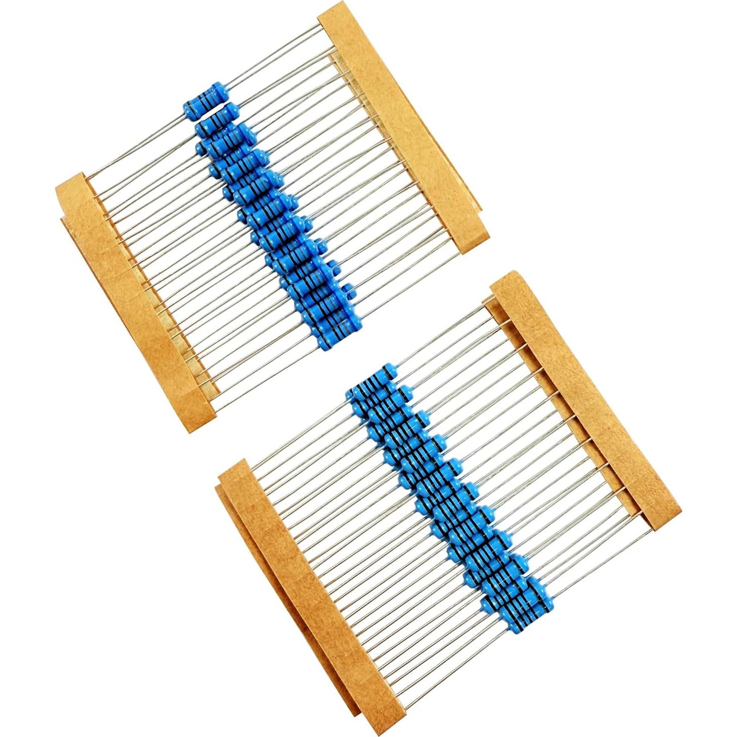 Kit de Resistencias MOKMMKIT 1200 Piezas 1 Ohm-1M Ohm 1/2W ±1%