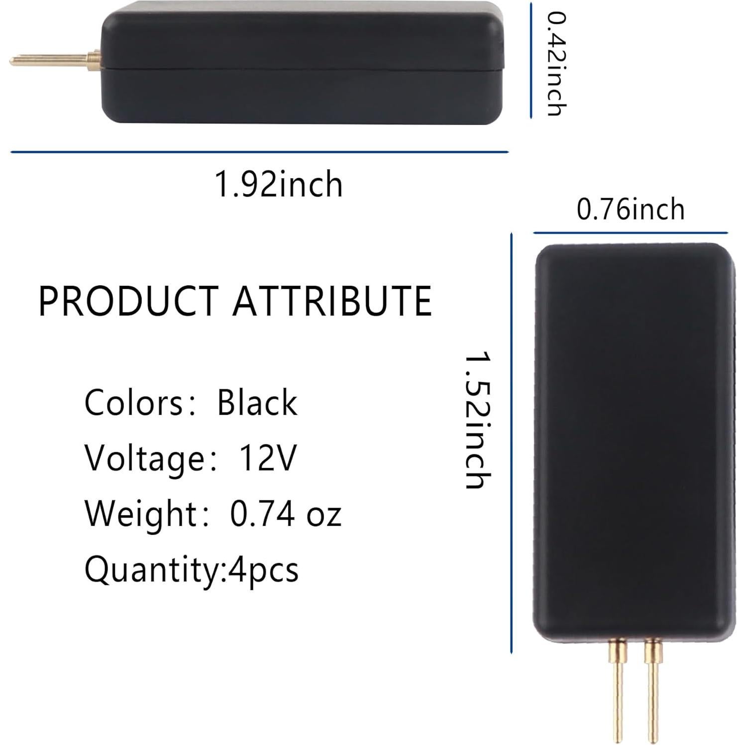 Resistor de Bypass de Airbag SSNNUU 12V 4 Piezas