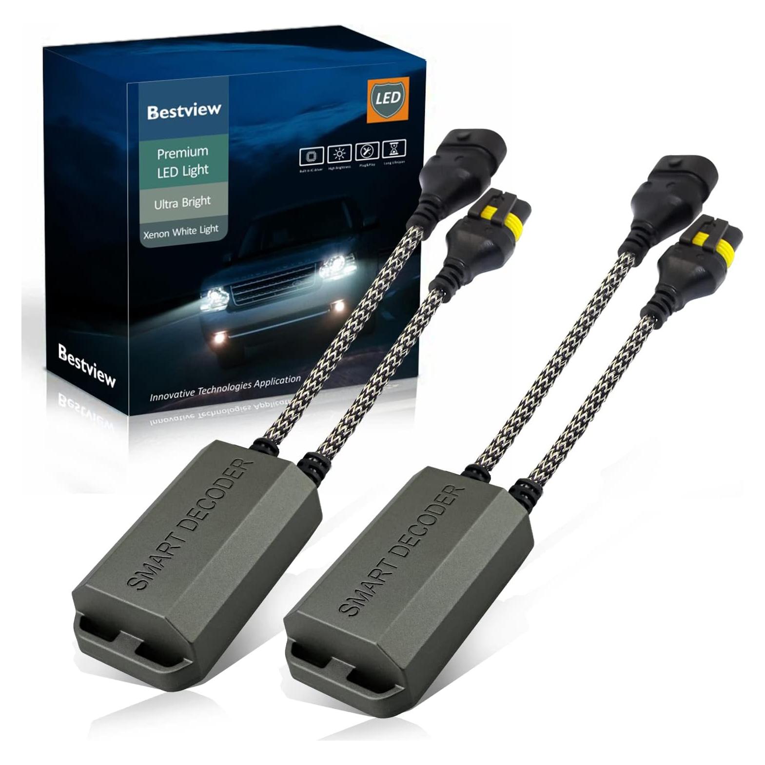 Decodificadores Canbus LED Bestview 9005 9006 H10 - Paquete de 2