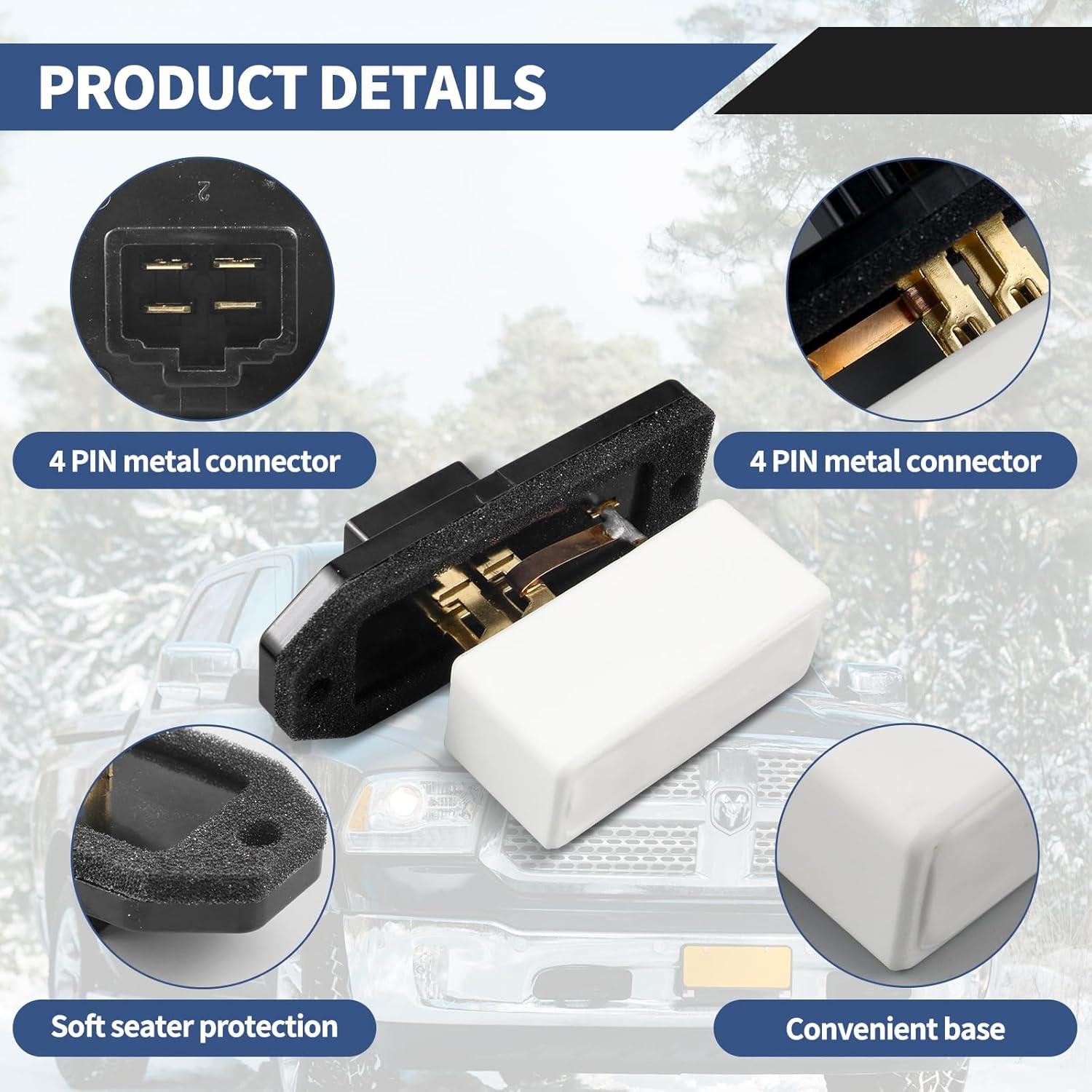 Resistor Motor Ventilador HVAC OXDFK-168 para Dodge Ram y Jeep