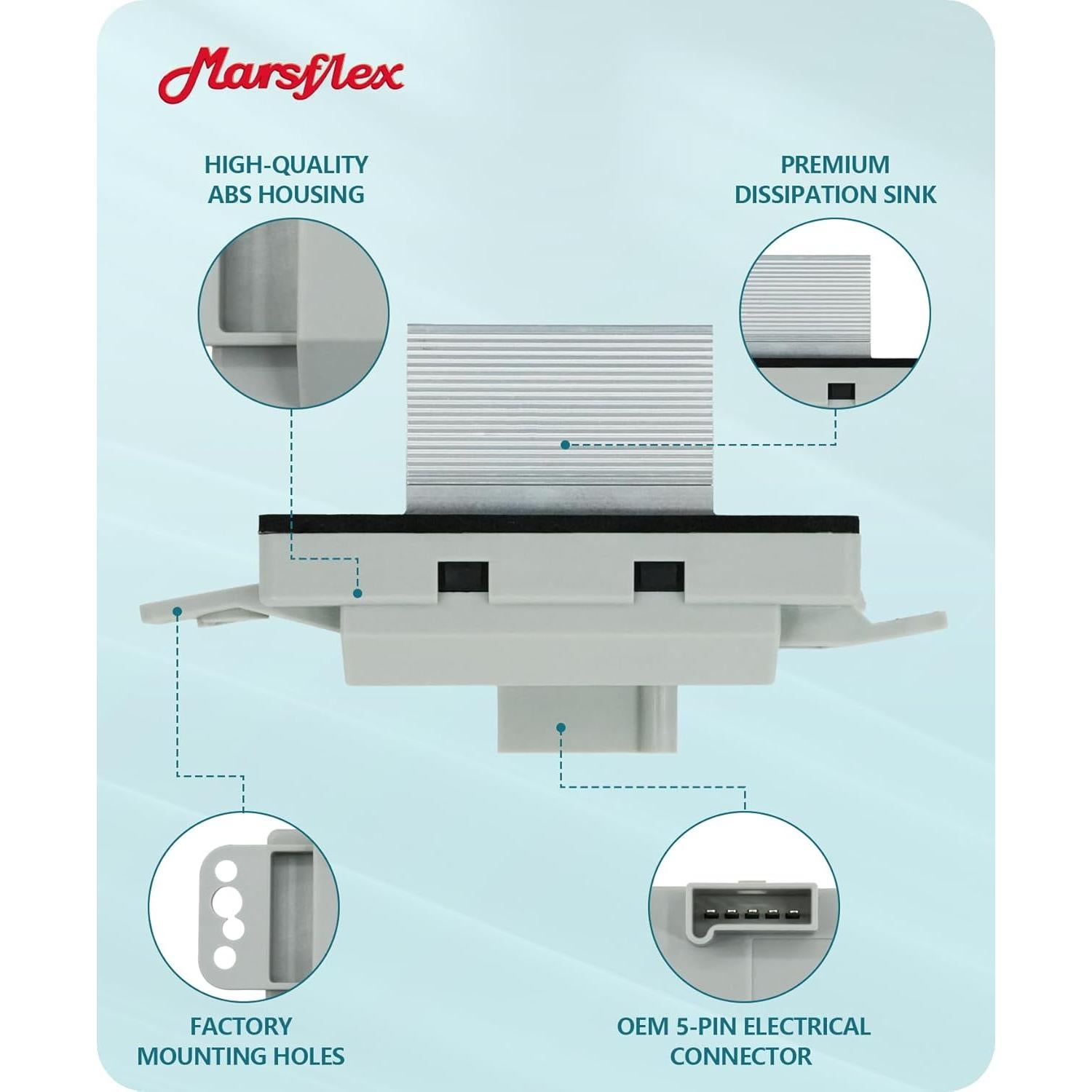 Resistor de Ventilador Marsflex APAC05074 para Chevy y GMC