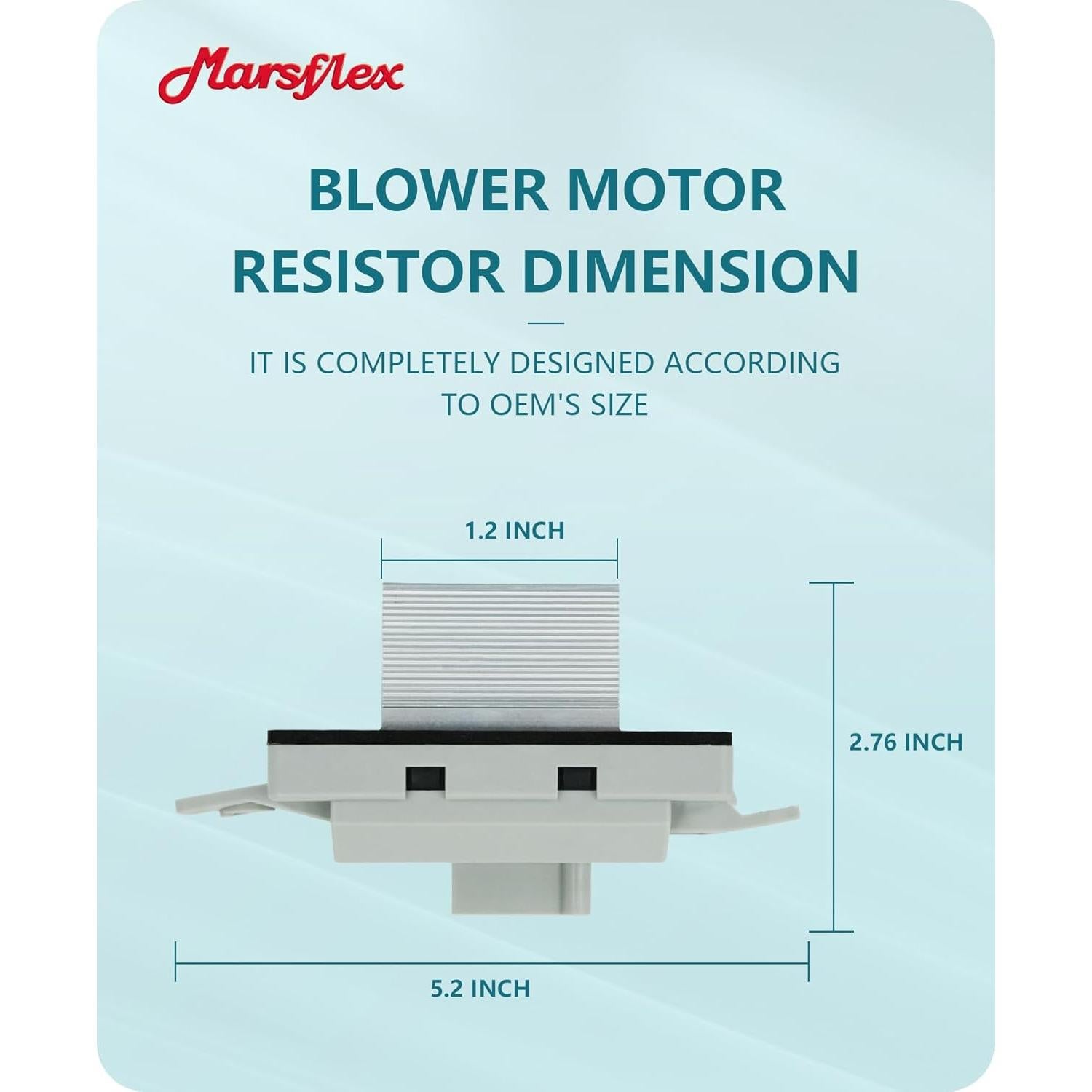 Resistor de Ventilador Marsflex APAC05074 para Chevy y GMC