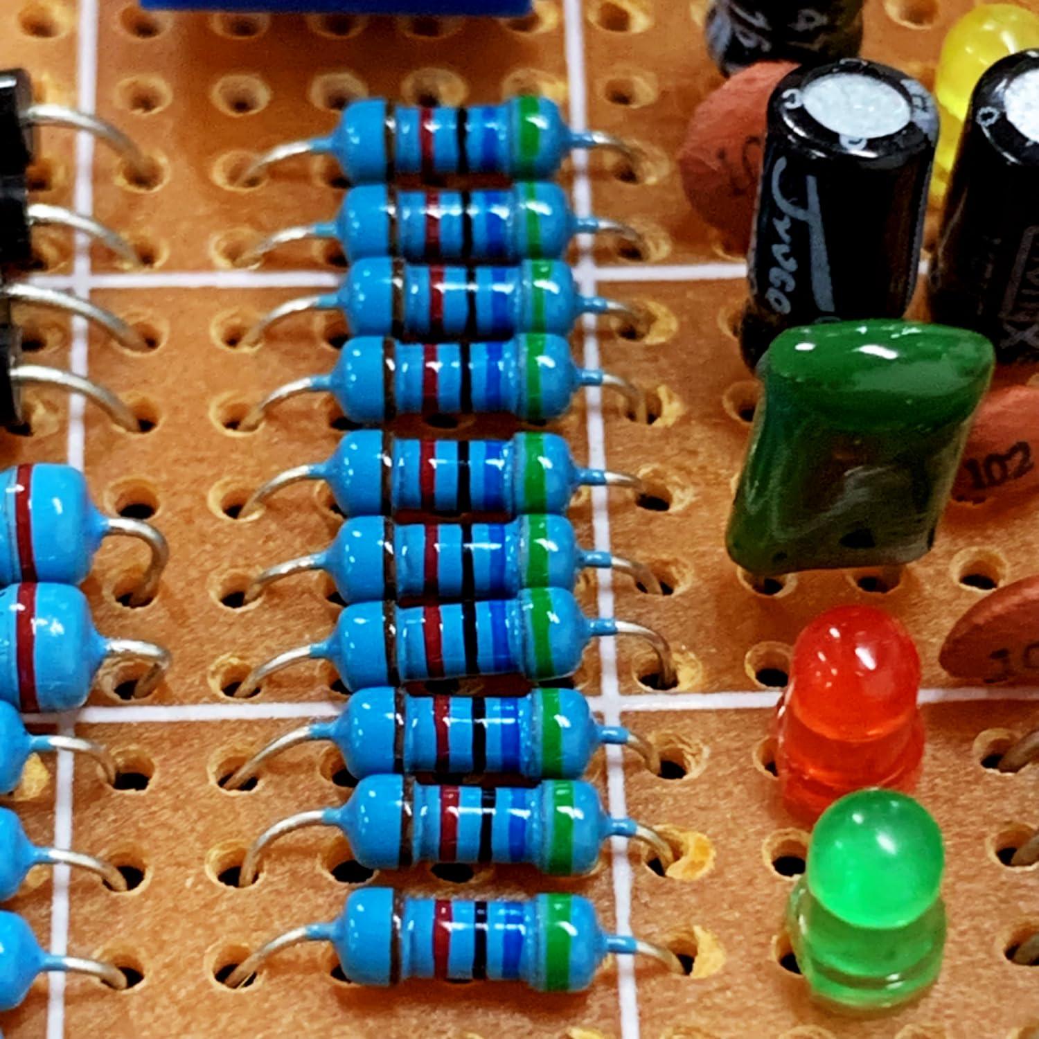 Kit de Resistores de Película Metálica MOKMMKIT 1500 Piezas 0-10M Ohm