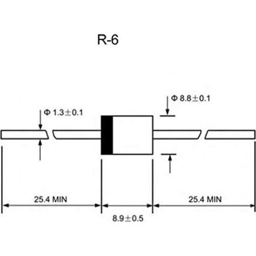 Diodo Schottky MCIGICM 15SQ045 15A 45V Axial 20 Pcs