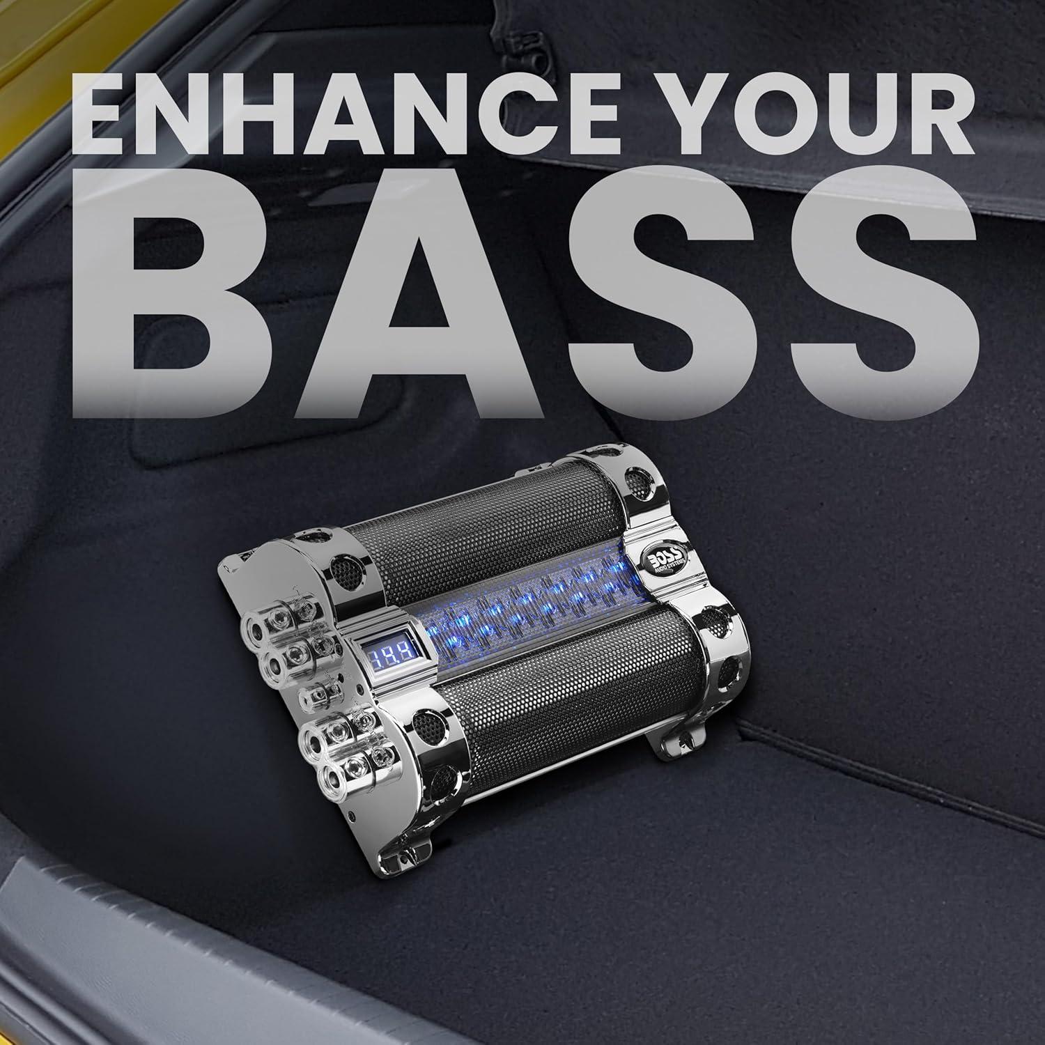 Capacitor BOSS Audio Systems 18 Farad para Automóviles