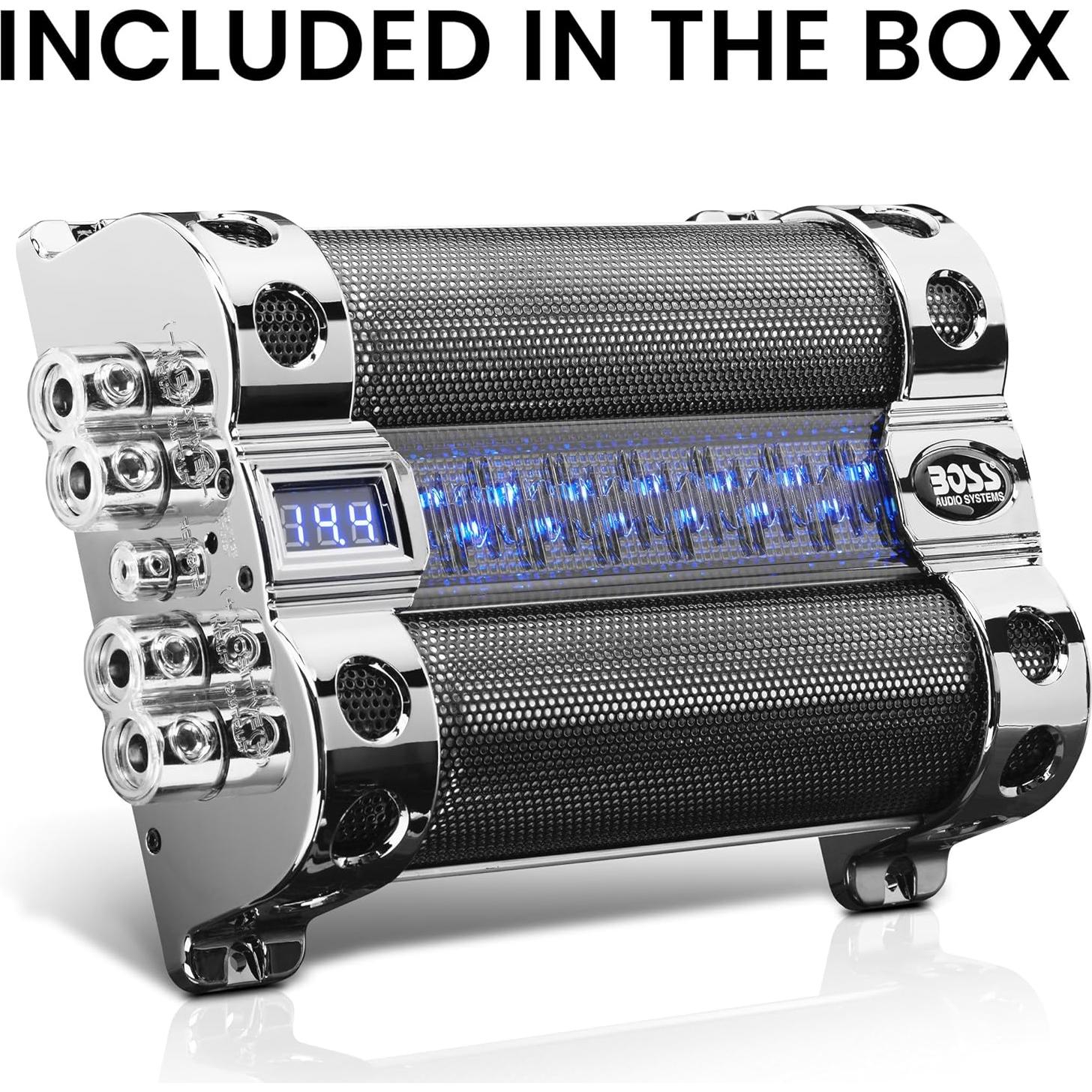 Capacitor BOSS Audio Systems 18 Farad para Automóviles