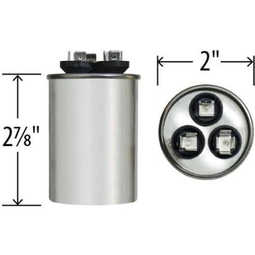 Condensador Genteq 25+5 MFD 370V para Aire Acondicionado