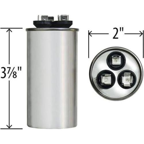 Capacitor Redondo GE Genteq 45+7.5uF 370V OEM AirstarSupply