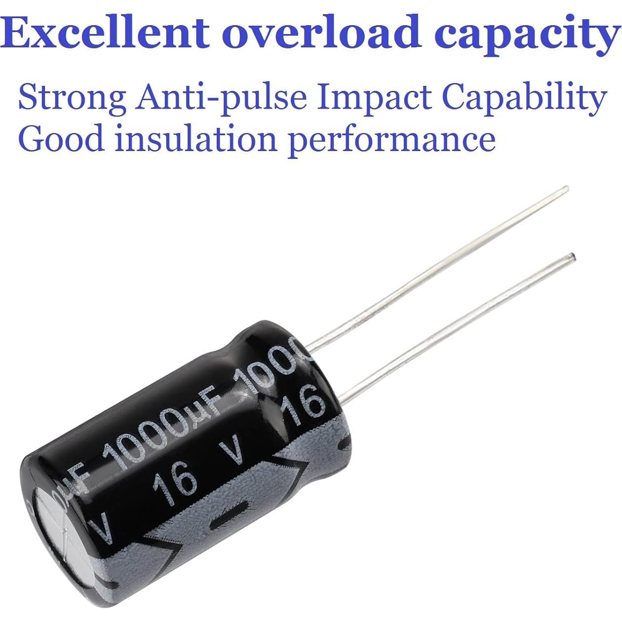 Kit de Capacitores Electrolíticos Aluminio 500Pcs 0.1uF-1000uF 10V-50V