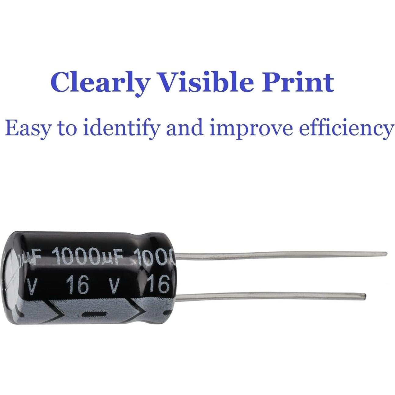 Kit de Capacitores Electrolíticos Aluminio 500Pcs 0.1uF-1000uF 10V-50V