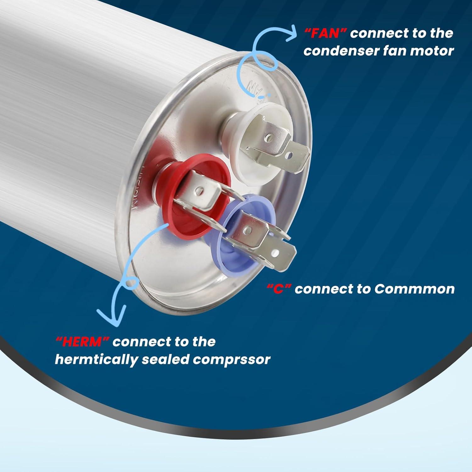 Capacitor de Arranque FRIOCASA 35+5 uF 370V CBB65B