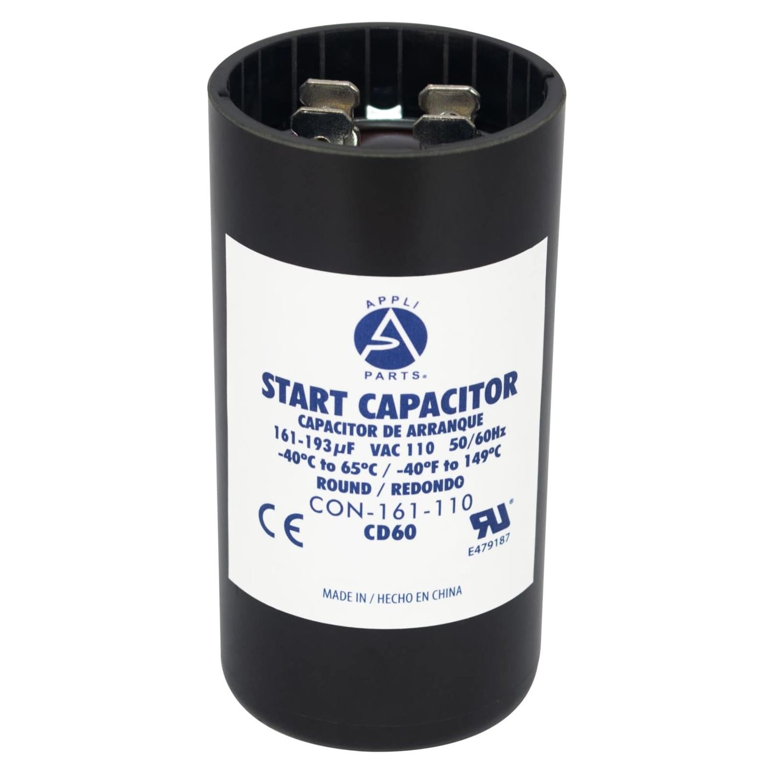Capacitor de Arranque Appli Parts 161-193 Mfd 110-125 VAC