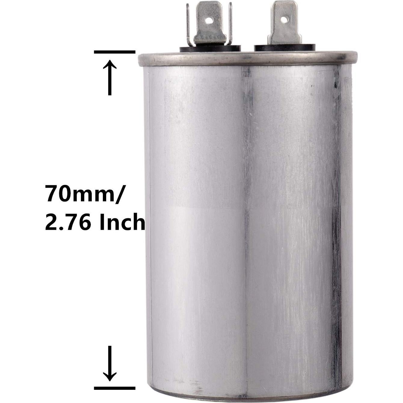 Capacitor BOJACK 20uF 450V CBB65 para Motor de Ventilador