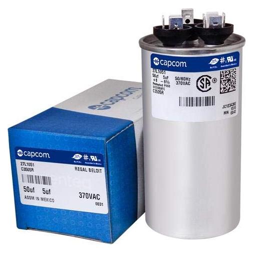 Capacitor Redondo Doble GE 50+5uF 370V 230g