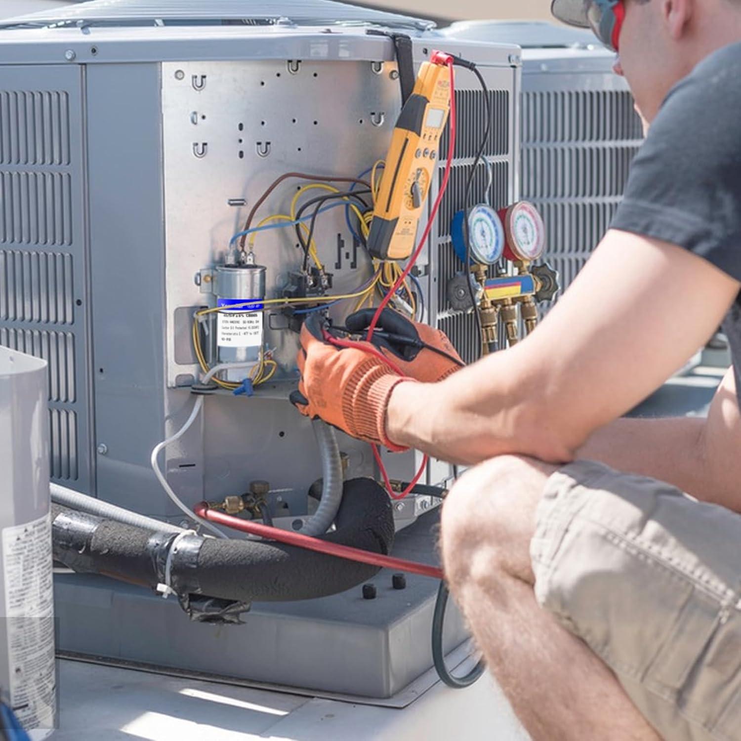 Capacitor Doble Función 45+5uF 370V CBB65 para HVAC