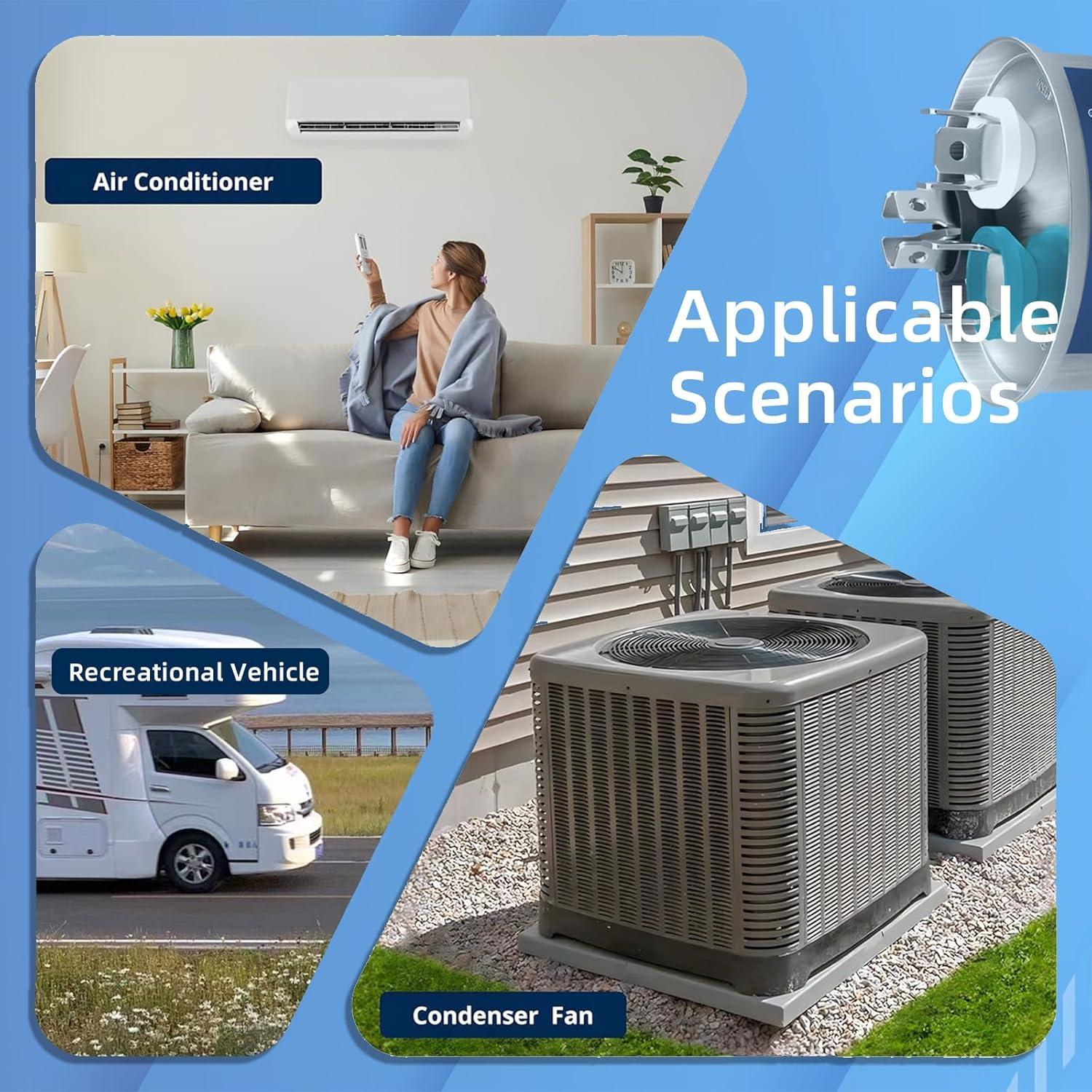 Capacitor Doble Arranque Meamaz 45+5uF 370/440V 50/60Hz