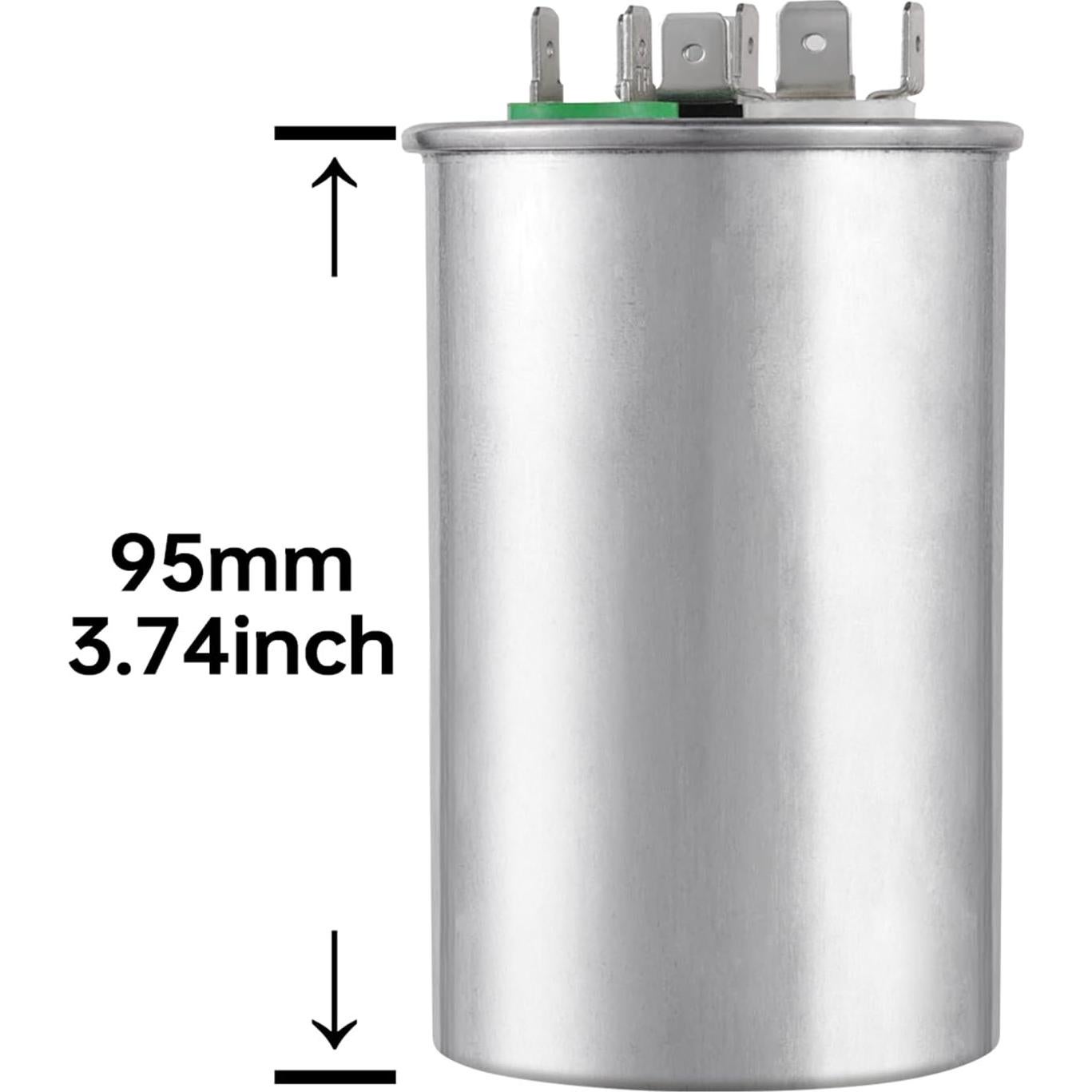 Capacitor Redondo BOJACK 35+3 uF 450V CBB65B para Aire Acondicionado