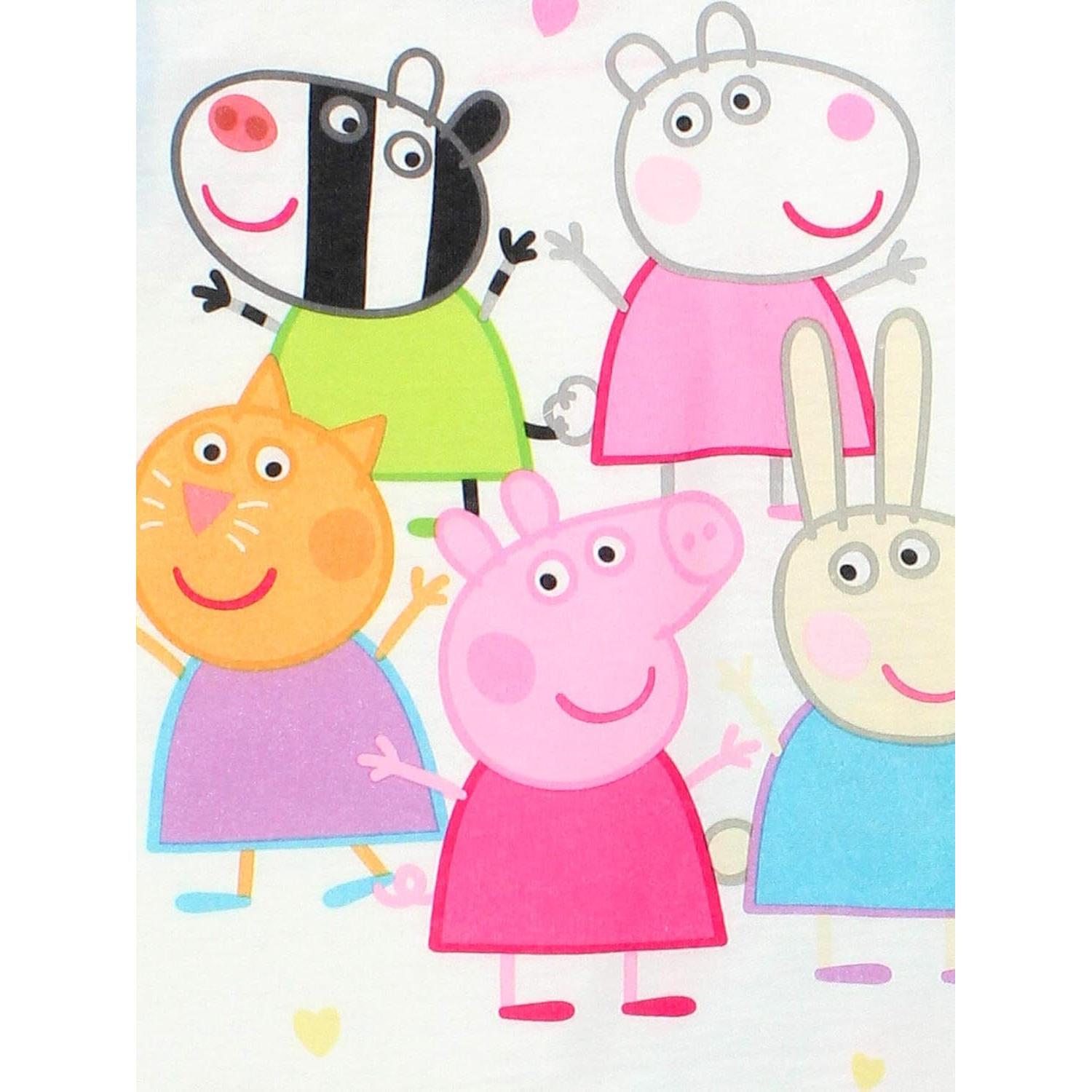Pijamas Peppa Pig para Niñas 2 Piezas Manga Corta Azul
