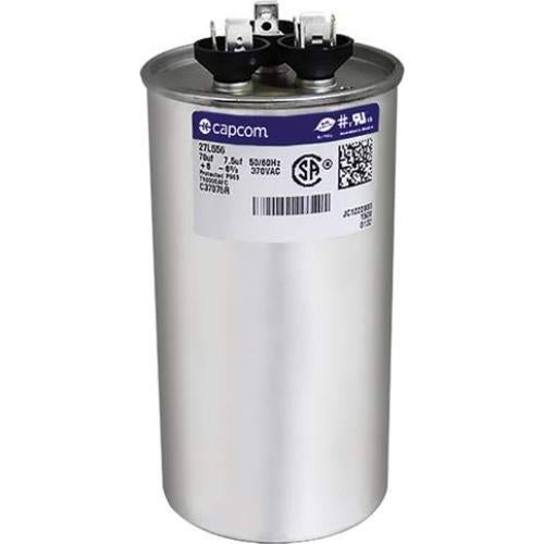 Capacitor GE Genteq 7.5 µF 370V Redondo 27L556