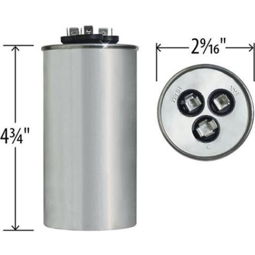 Capacitor GE Genteq 7.5 µF 370V Redondo 27L556