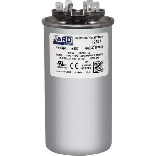 Capacitor Dual Run JARD 35 + 3 uF 440V para Motor