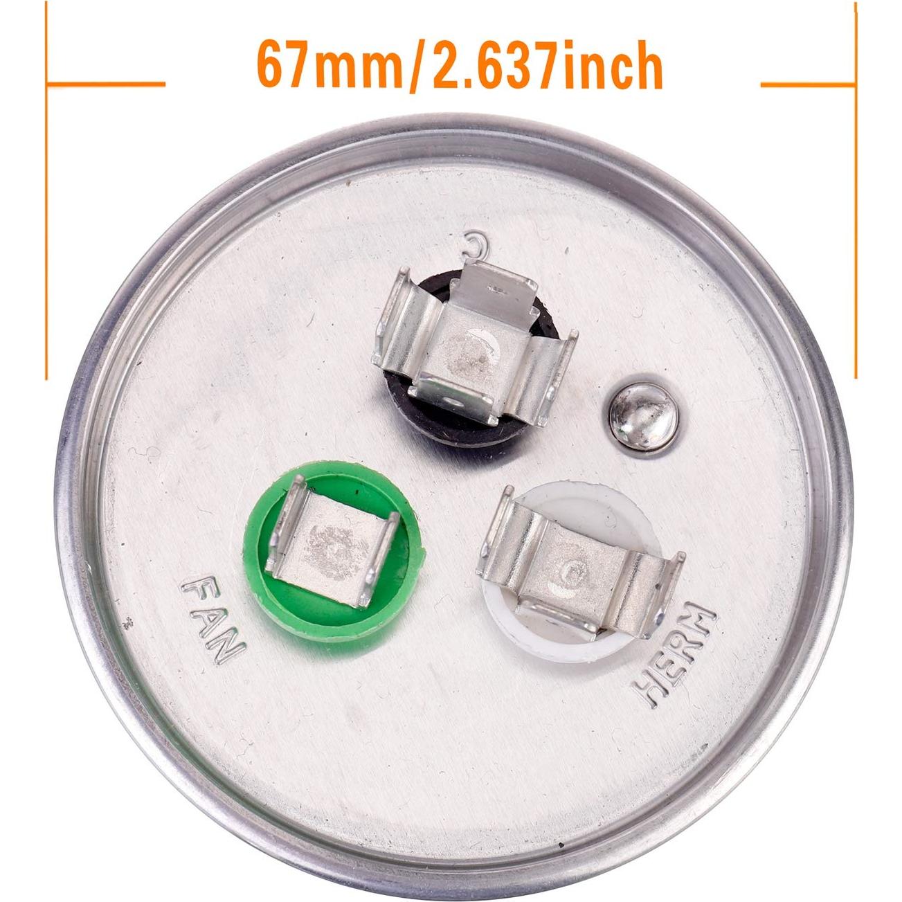 Capacitor CBB65B HUAREW 80+7.5 uF 370V/450V para Motor AC