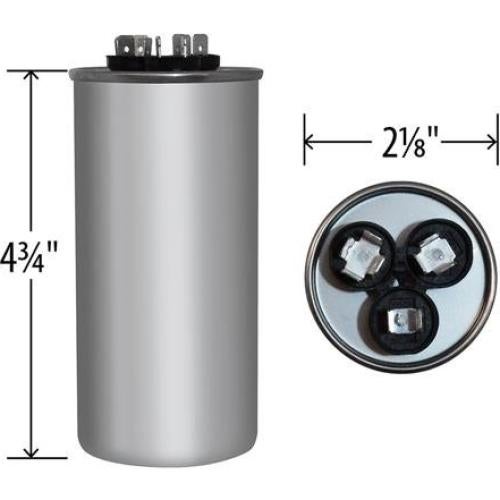 Capacitor Doble 35 + 5 uf MFD 440 Volt GE ClimaTek