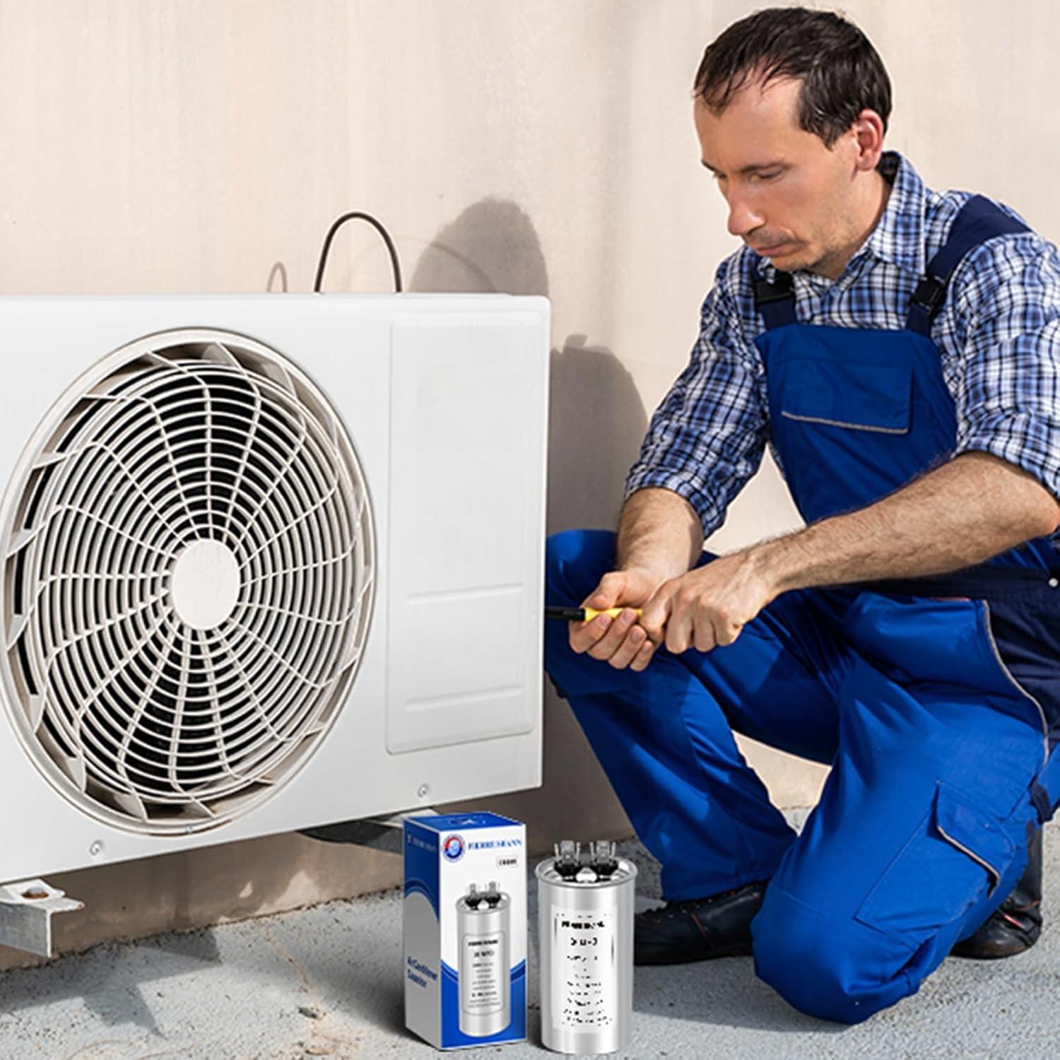 Capacitor de AC 40+5 uF CBB65 370/440V FIERRE SHANG