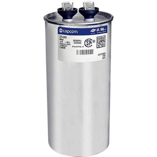 Capacitor Genteq 80 uF 440 VAC Reemplazo Universal