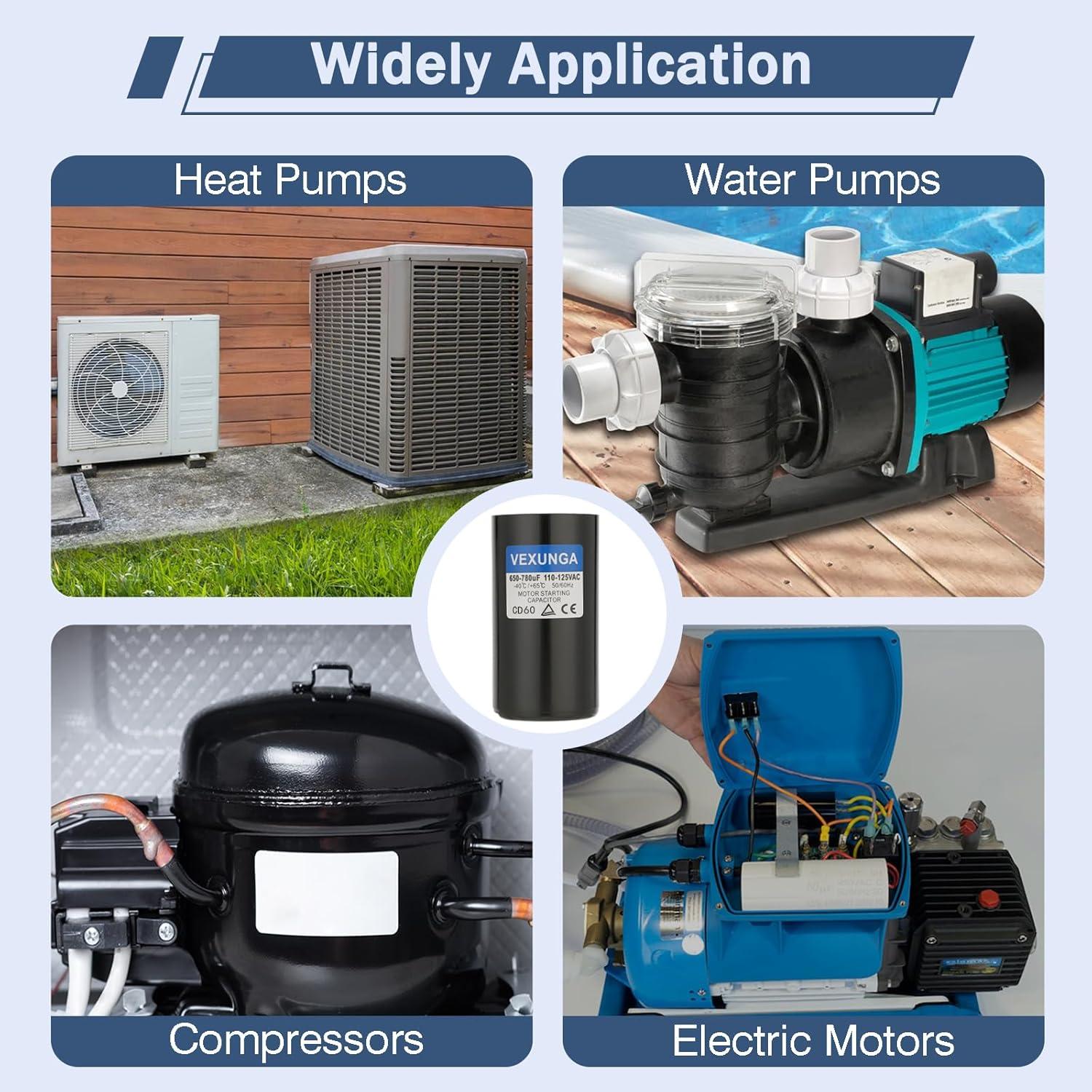 Capacitor de Arranque VEXUNGA CD60 270-324 uF 110-125V