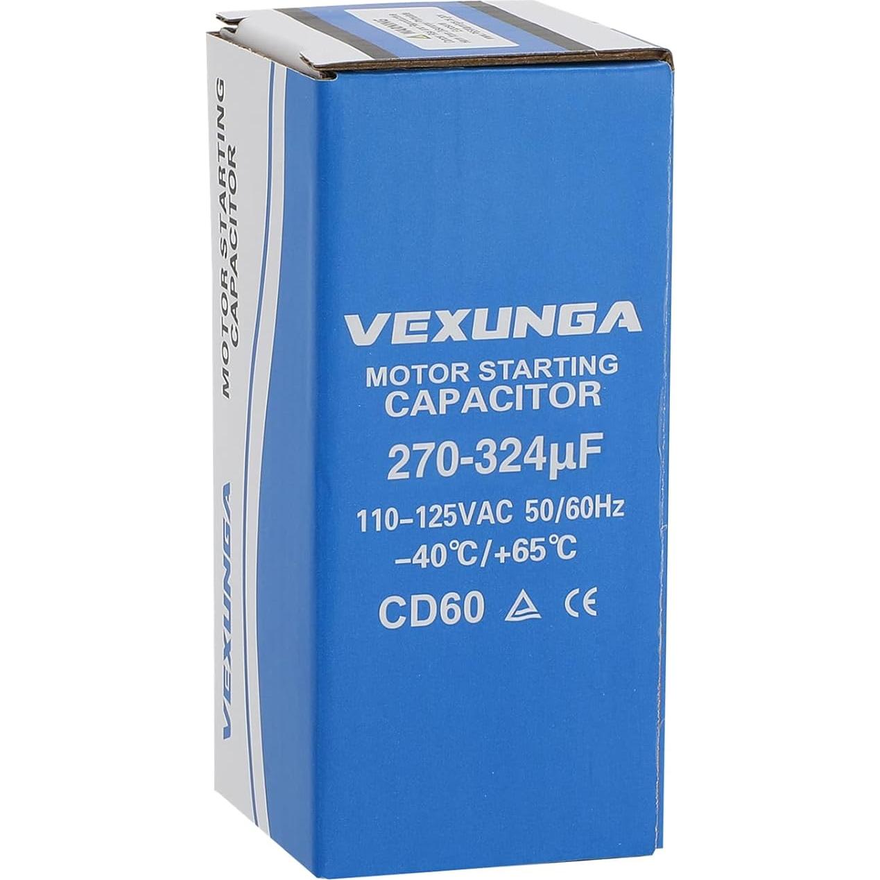 Capacitor de Arranque VEXUNGA CD60 270-324 uF 110-125V