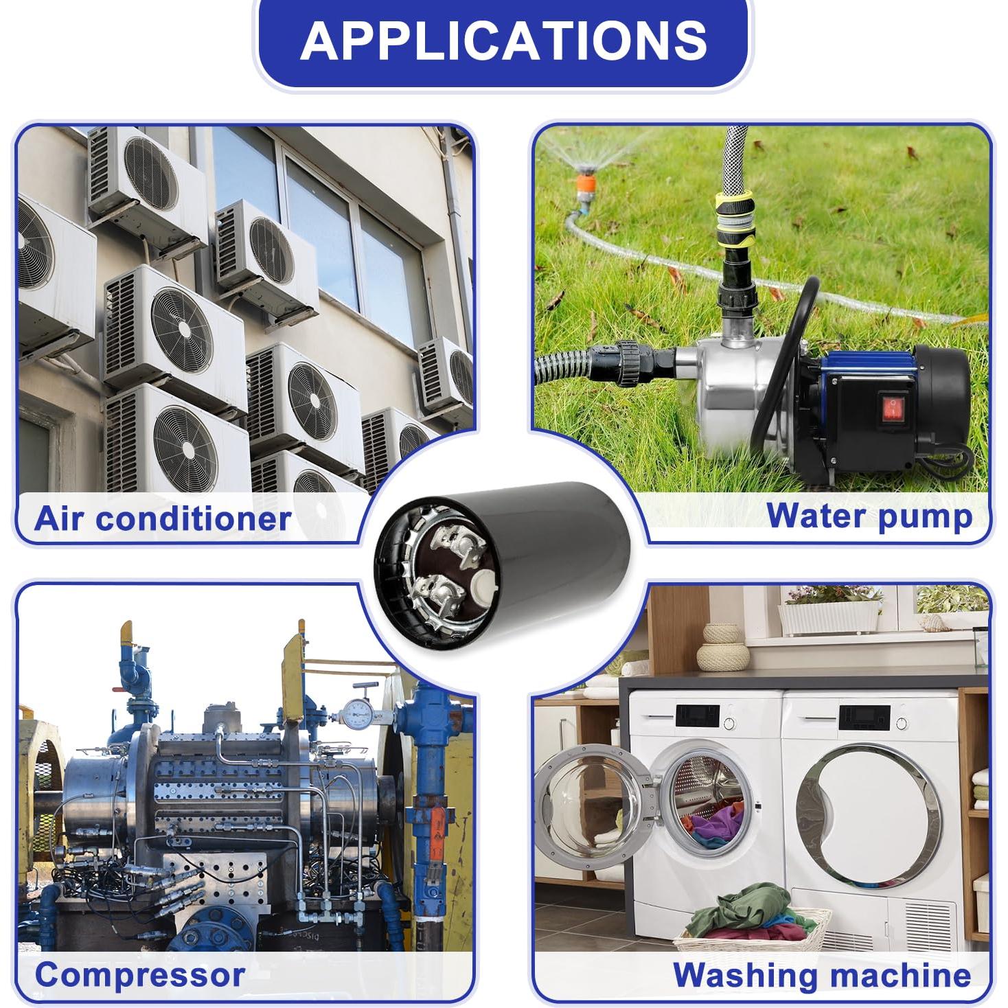 Capacitor de Arranque BOJACK CD60 43-52uF 250V Redondo