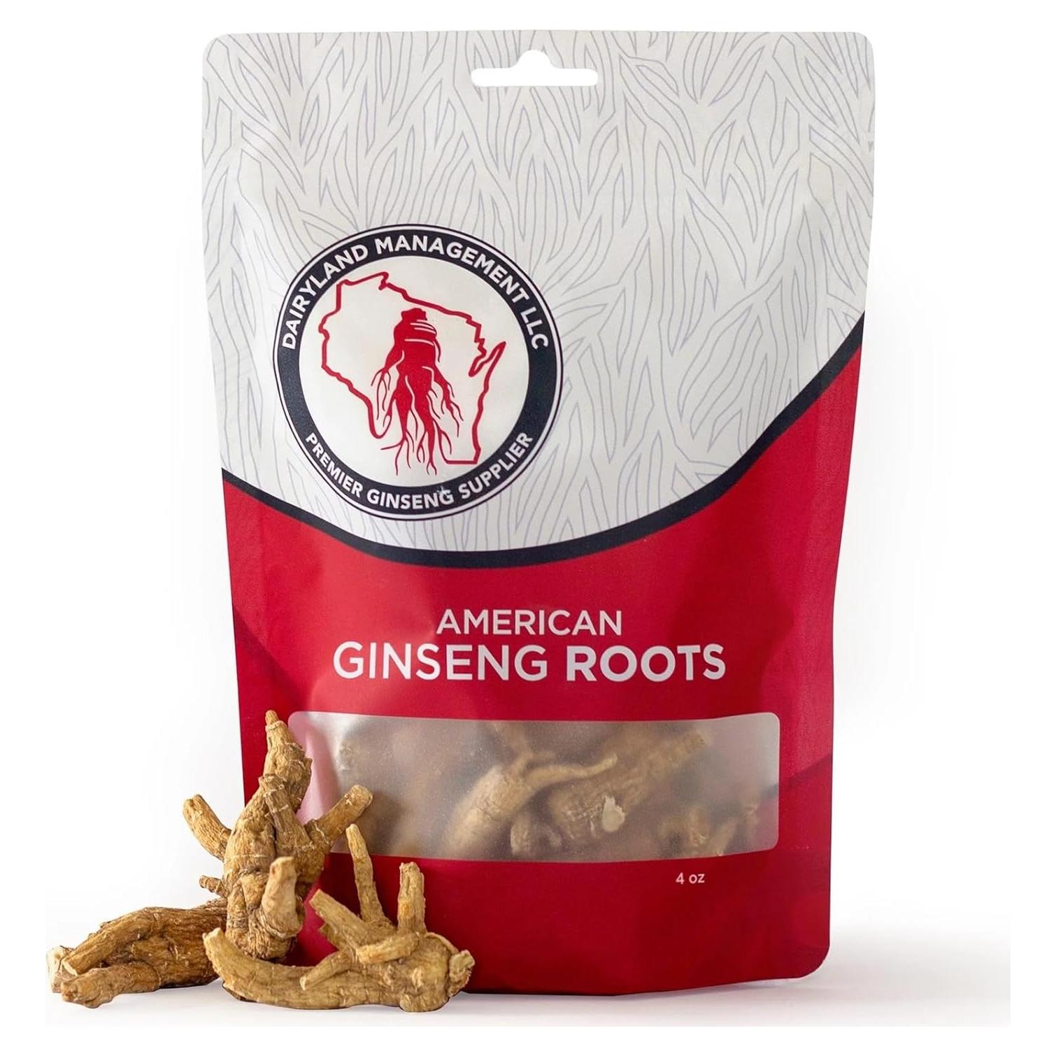 Raíces de Ginseng Americano Dairyland 113.4 g - No OGM, Libre de Gluten