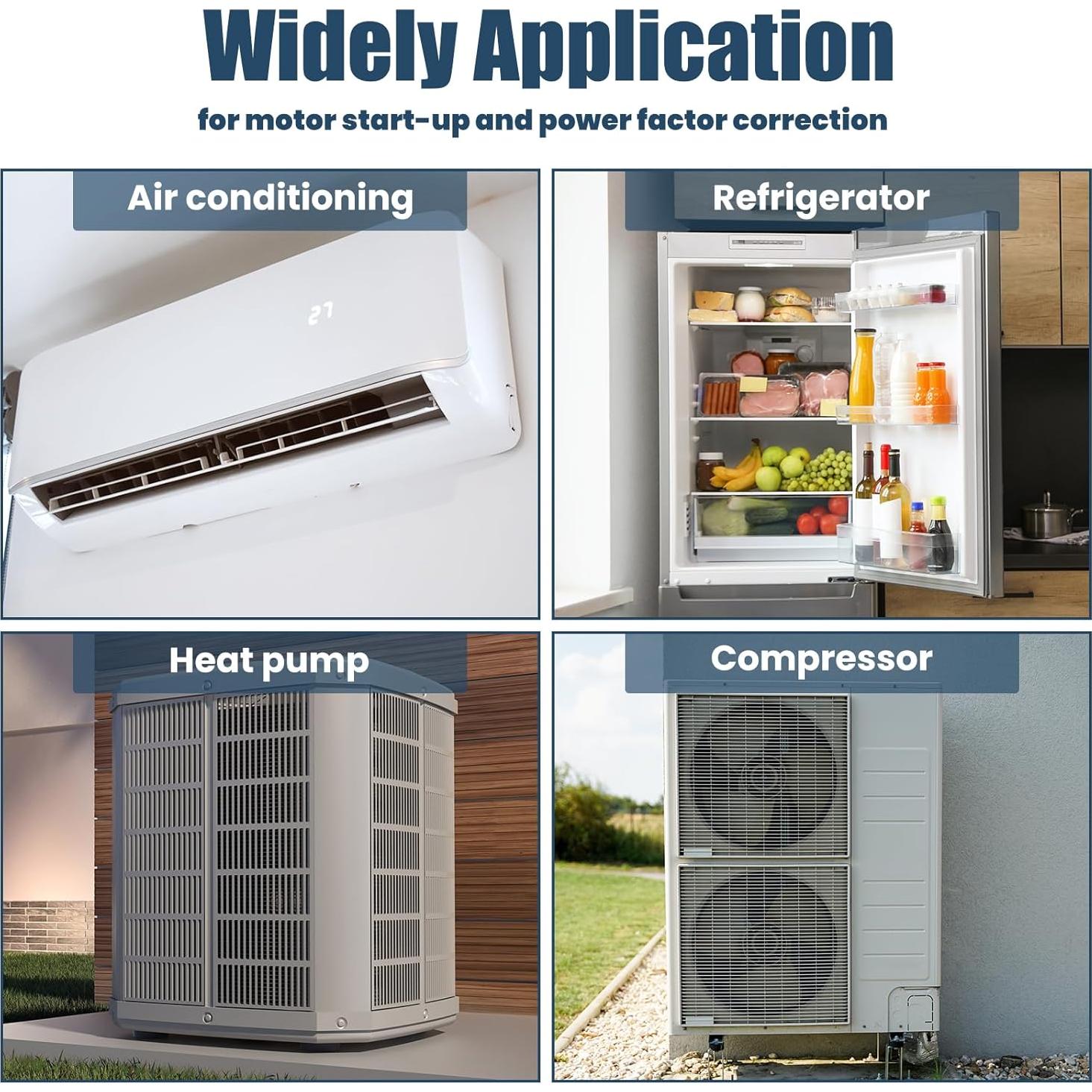 Capacitor SUREPHON 40+5 uF 370V/440V para A/C y Ventiladores