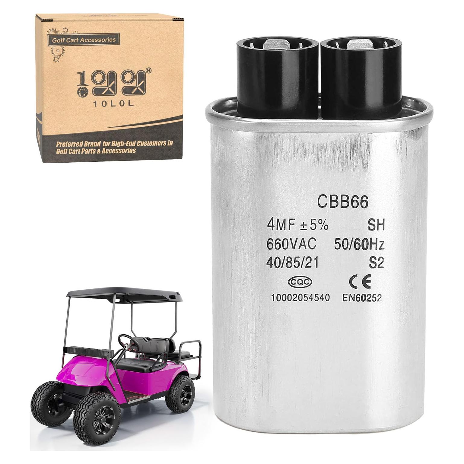 Capacitor 10L0L 4uF 660V para Cargadores EZGO PowerWise II