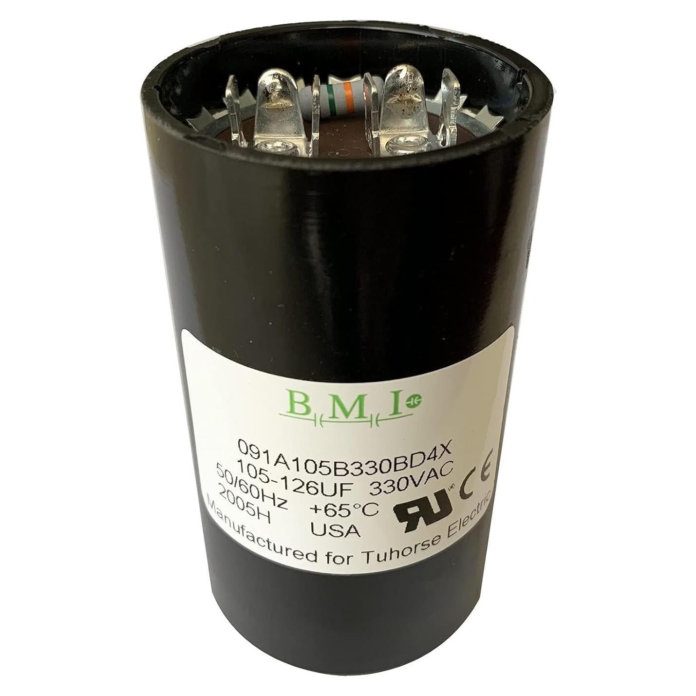 Capacitor de Arranque 105-126uF 330V BMI para Tuhorse Electric