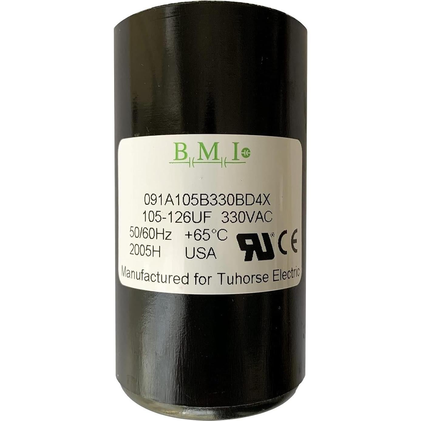 Capacitor de Arranque 105-126uF 330V BMI para Tuhorse Electric
