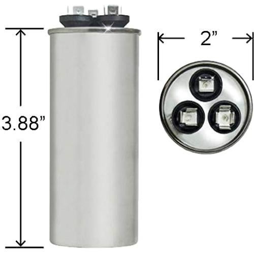 Capacitor Redondo Supco 40+5uF 440V Doble Funcionamiento