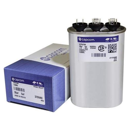 Capacitor Dual Run Genteq 35+5 uf 370V MFD Alta Calidad